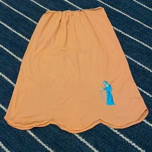 Vintage Peach Slip Lingerie W/ Embroidery M